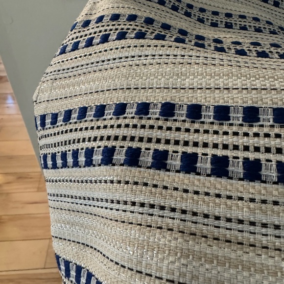 MODA OPERANDI BOUGUESSA skirt Vintage Striped Metalic skirt. Never worn! NWT - Picture 3 of 11